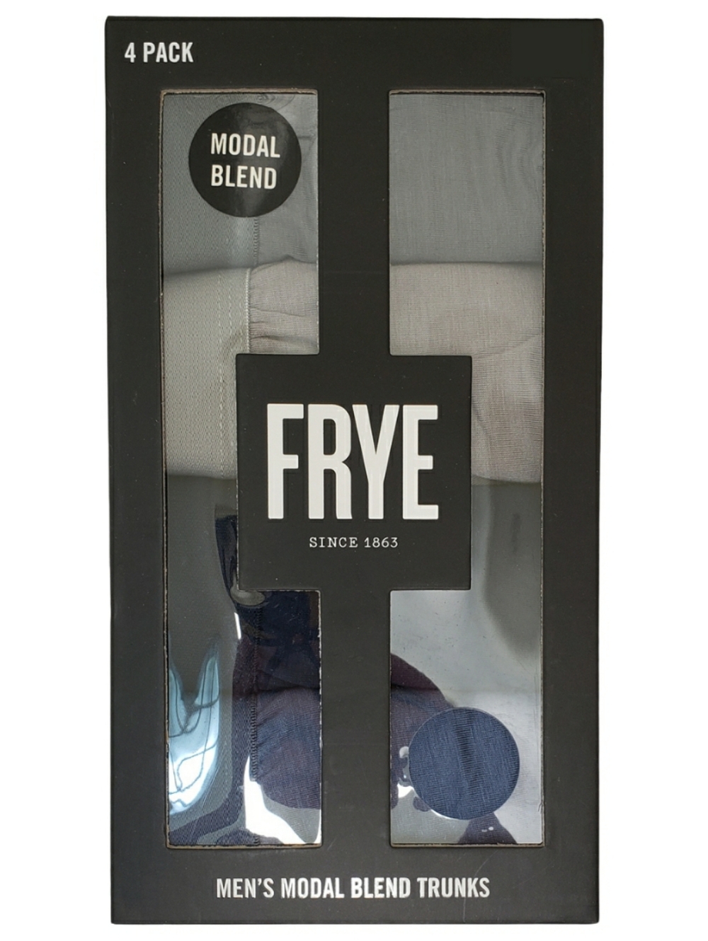 FRYE Trunks Men Modal Blend Breathable Ultra Soft 4 Pairs NWT